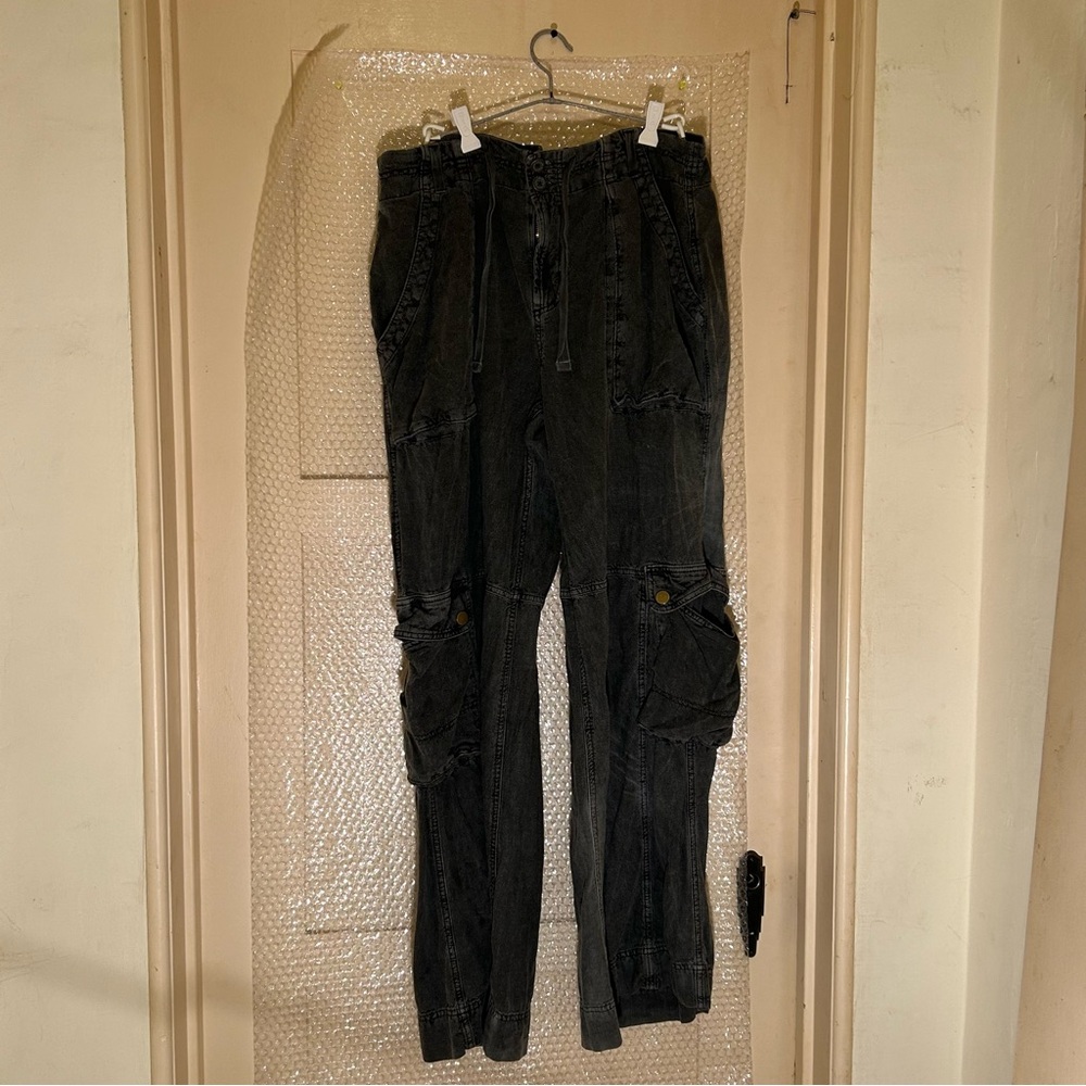 Anthropology Women's Grey Cargo Pants 14